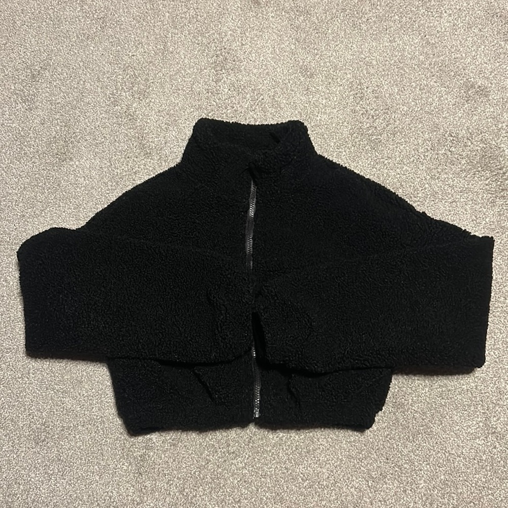 Cropped Sherpa Jacket